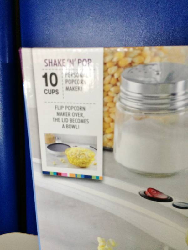lot 8 image: NEW Nostalgia Shake N Pop Personal Popcorn Maker
