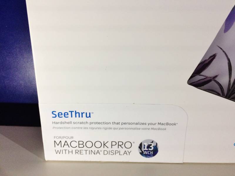lot 21 image: NEW Speck SeeThru 13 for Macbook Pro with Retina Display