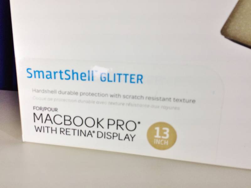 lot 31 image: NEW Speck SmartShell GLITTER 13 for Macbook Pro with Retina Display