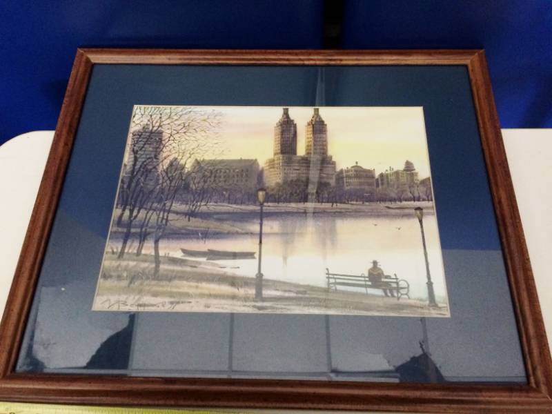 lot 30 image: Vintage Print See Pictures For Details & Artist Signature Size&nbsp21.75 x 17.75