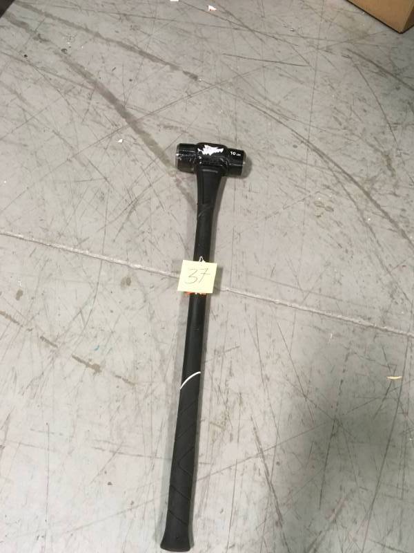 lot 37 image: Husky 10 lb. Sledge Hammer with 34 in. Fiberglass Handle