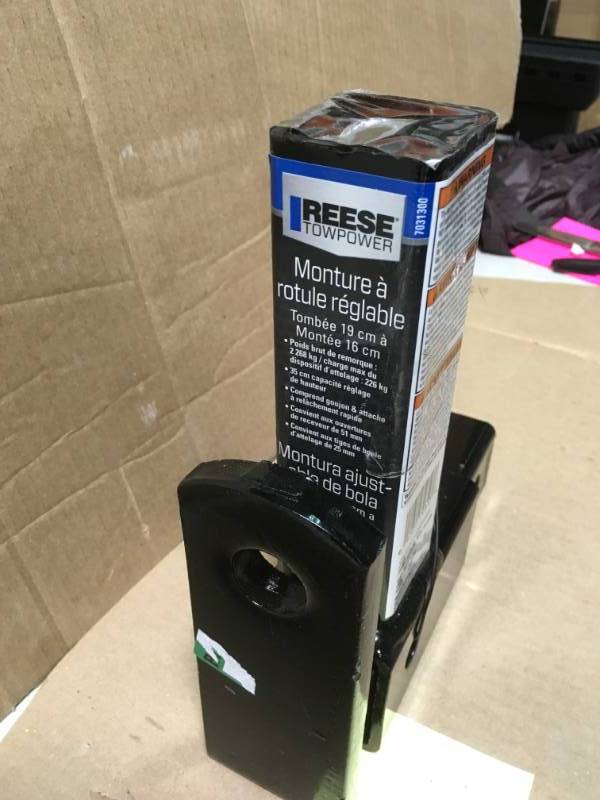 lot 74 image: Reese Towpower 7-12 in. Adjustable Utility Draw Bar not used