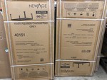 lot 108 image: NewAge Products Performance 96 in. L x 48 in. W x 42 in. H Adjustable VersaRac Ceiling Storage Rack in Gray lot of 2 new