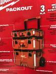 lot 110 image: Milwaukee 22 in. Packout Modular Tool Box Storage System in good conditions not used