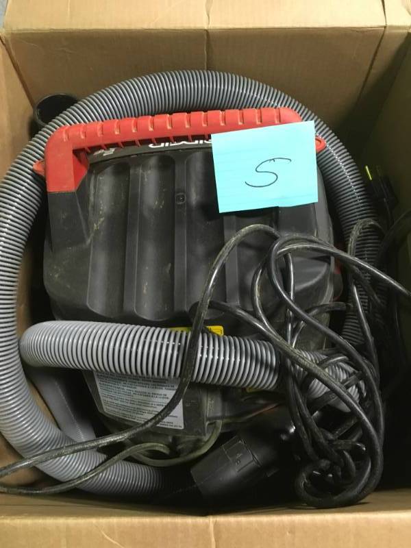 lot 5 image: RIDGID 14 gal. HEPA Wet Dry Vac open box in good condition