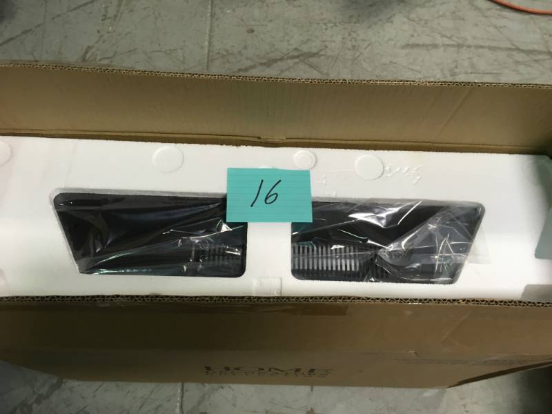 lot 16 image: Electric Built-In Fireplace 27x17 27-900-002 open box in new condition