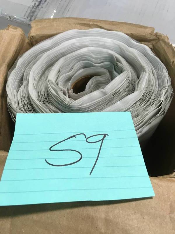 lot 59 image: HUSKY 12 ft. x 100 ft. Clear 6 mil Plastic Sheeting new