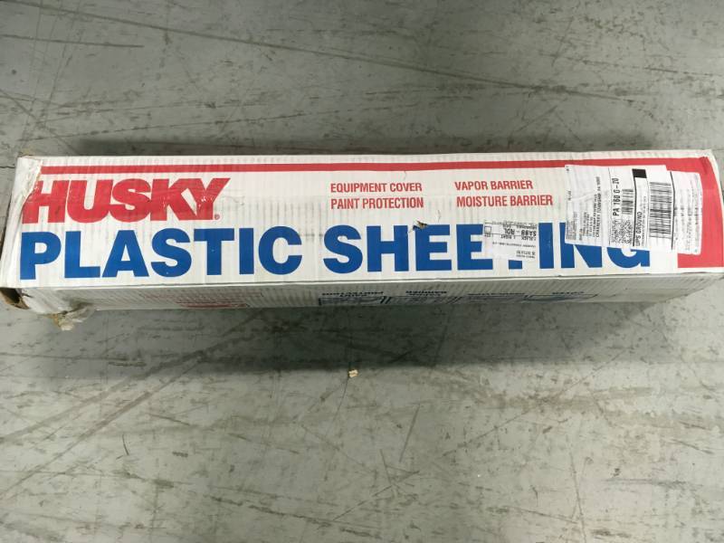lot 60 image: HUSKY PLASTIC SHEETING not used