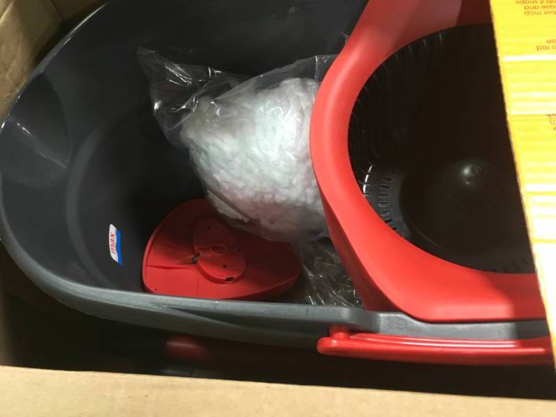 lot 79 image: O-Cedar Easy Wring Spin Mop open box in new condition