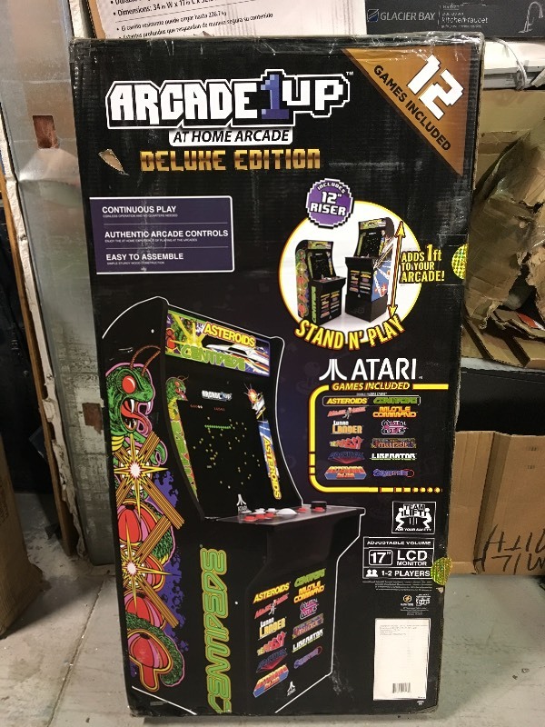lot 104 image: ARCADE1UP Arcade 1UP Deluxe with Risers NOT USED