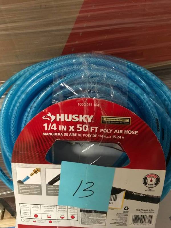 Husky 14 in. x 50 ft. Polyurethane Air Hose not usrd