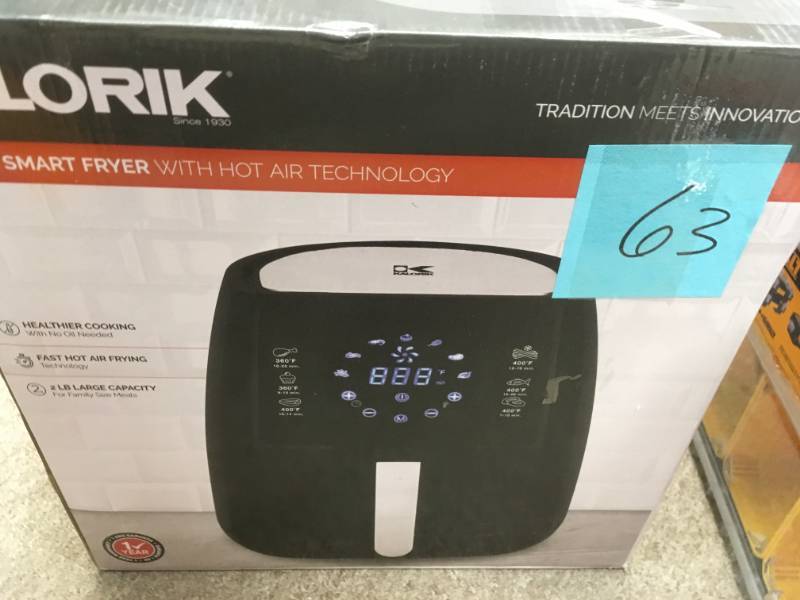 KALORIK 3.2 Qt. Digital Display Air Fryer in Black open box in new condition