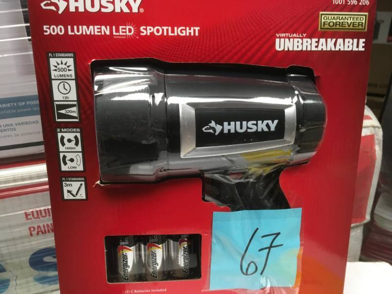 Husky 500 Lumen LED Compact Unbreakable Spotlight nedw