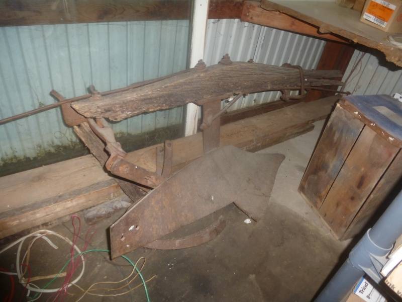 Antique Horse Drawn Breaking Plow NCS International, Welding