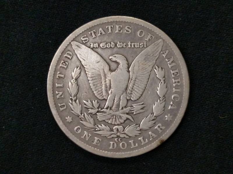 lot 8 image: 1881 CC Morgan Silver Dollar...