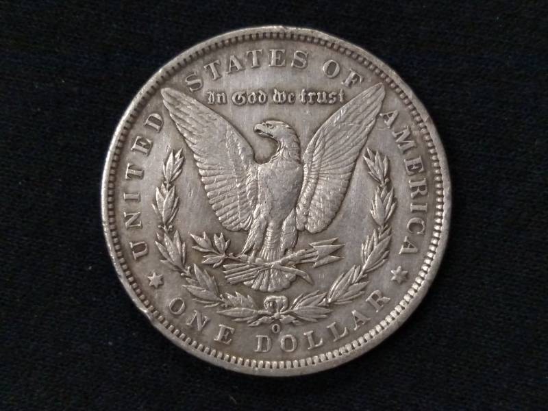 lot 14 image: 1891 O Morgan Silver Dollar...
