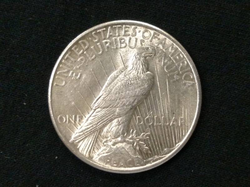 lot 29 image: 1925 Peace Silver Dollar ...