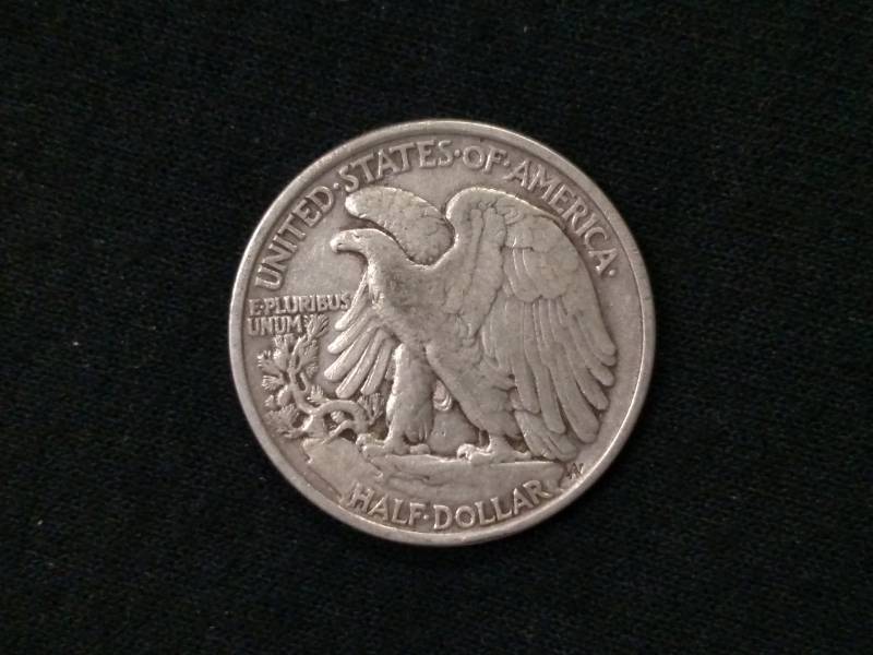 lot 42 image: 1943 Walking Liberty Silver Half Do...