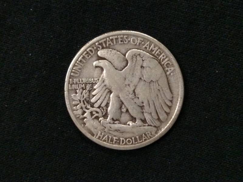 lot 50 image: 1947 D Walking Liberty Silver Half ...