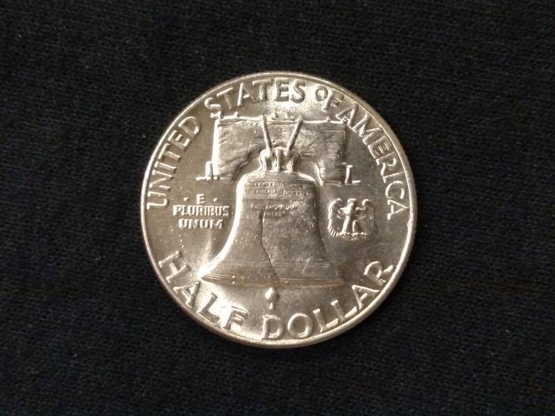 lot 52 image: 1951 AU Franklin Silver Half Dollar...