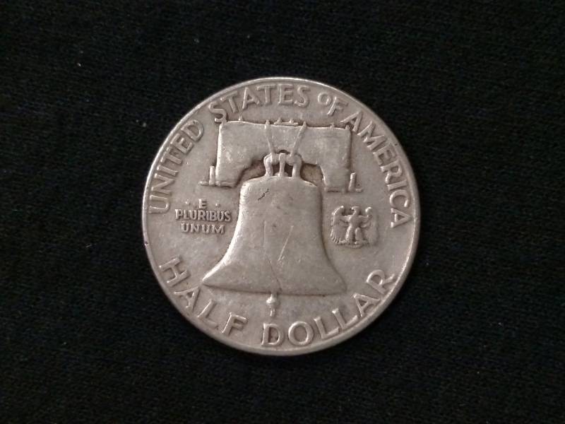 lot 54 image: 1952 Franklin Silver Half Dollar...