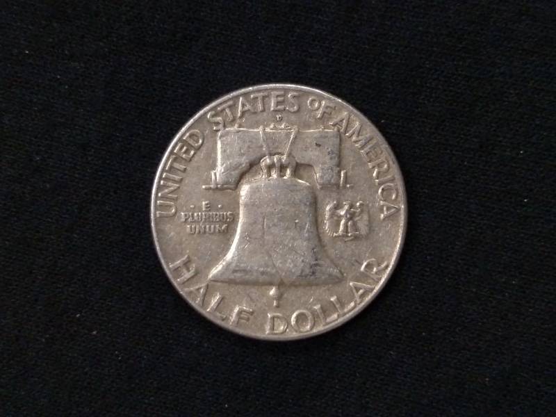 lot 67 image: 1961 Franklin Silver Half Dollar...