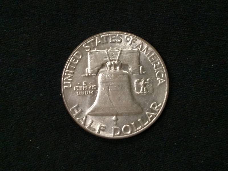lot 71 image: 1963 Franklin Silver Half Dollar...
