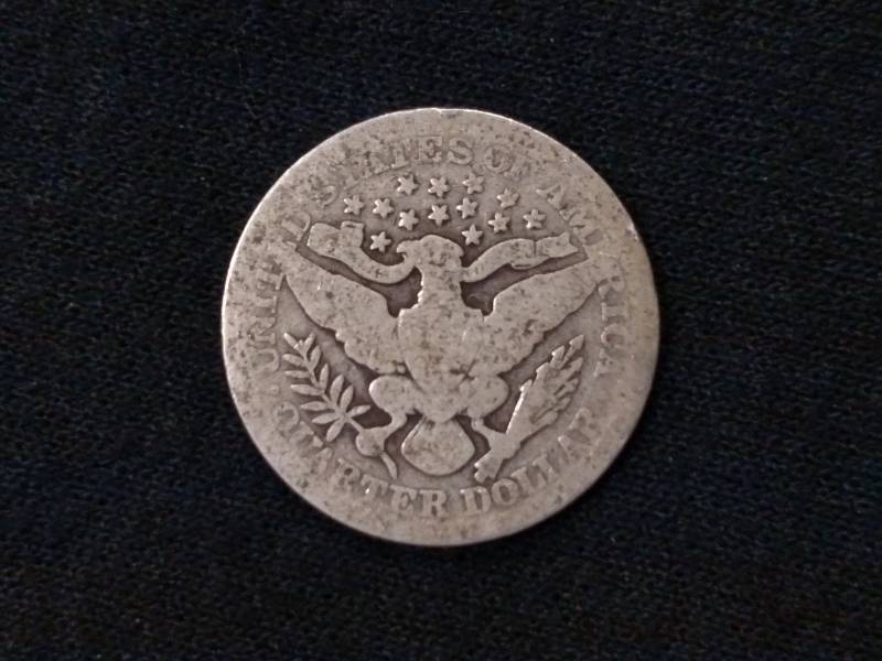 lot 76 image: 1900 Barber Silver Quarter...