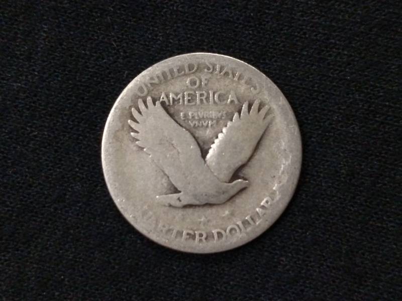 lot 77 image: 1925 Standing Liberty Silver Quarte...