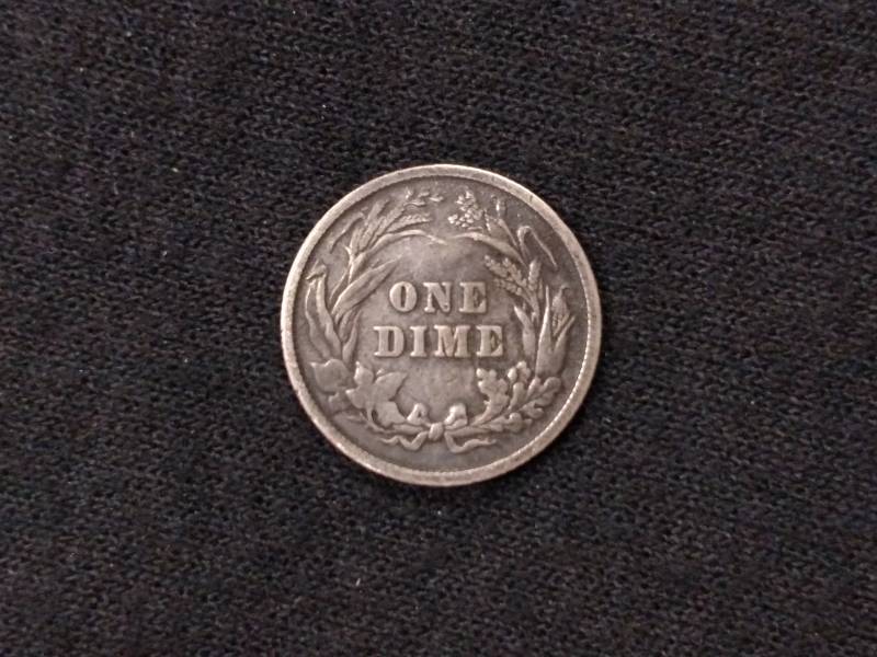 lot 81 image: 1895 Barber Silver Dime...