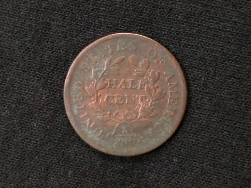 lot 82 image: 1805 One Half Cent...