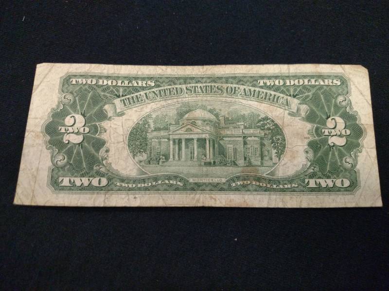 lot 92 image: 1953 Star Note Two Dollars Red Seal...