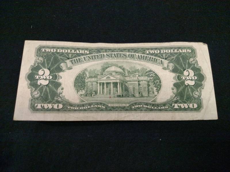 lot 94 image: 1953 B Two Dollars Red Seal Note...