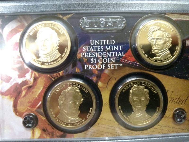 lot 101 image: 2010 U.S. Mint Presidential One Dol...