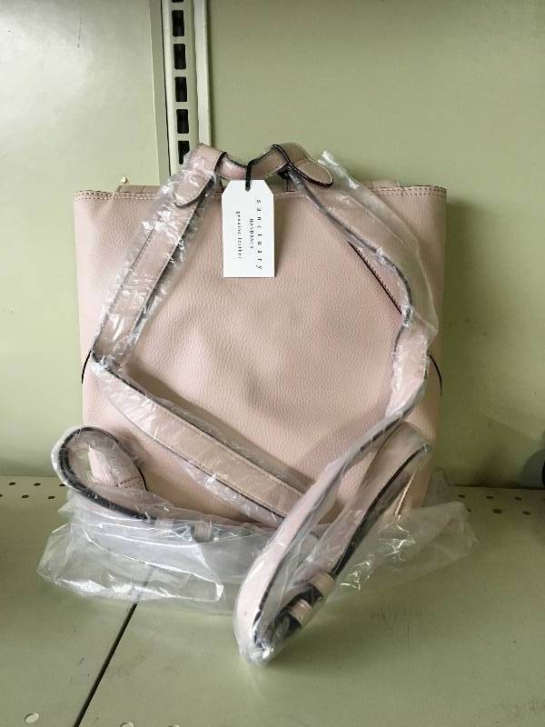 lot 84 image: Pink Tote Backpack, Retail $59.99