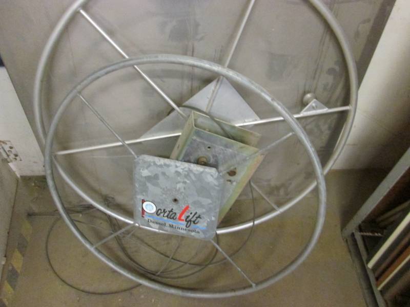 lot 59 image: 2 Port A Dock lift wheels and cable...