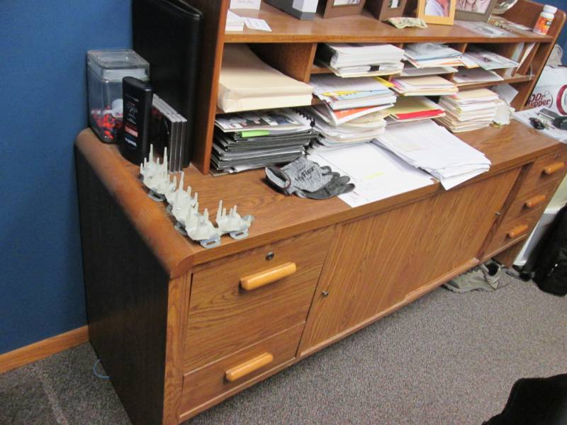 lot 64 image: Storage and file organization cabin...
