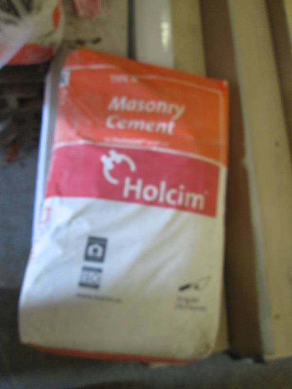 Lot of 2 Holcim Masonry Cement Type...