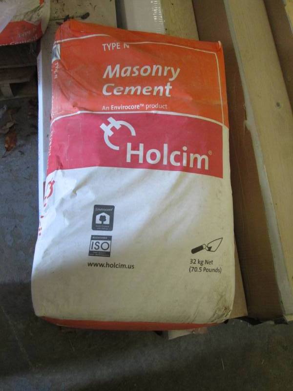 Lot of 2 Holcim Masonry Cement Type...