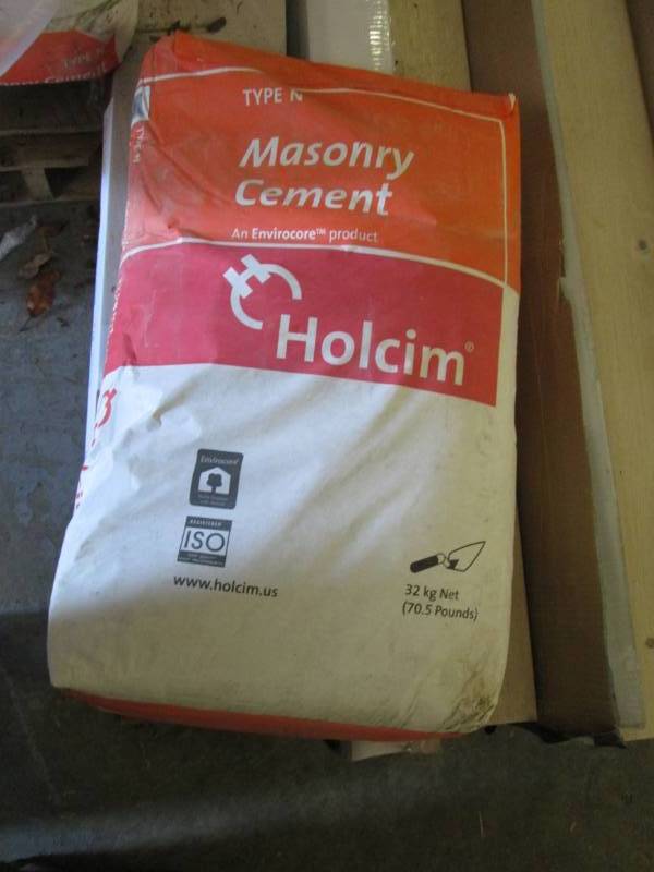 Lot of 2 Holcim Masonry Cement Type...