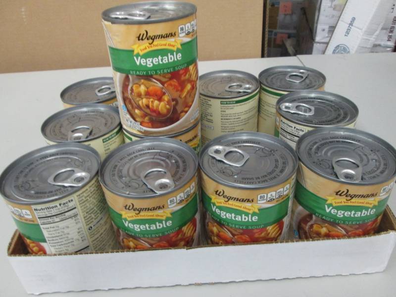 Case of 12 cans Wegmans Vegetable ...