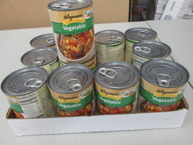 Case of 12 cans Wegmans Vegetable ...