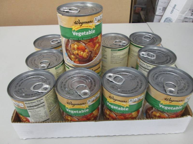 Case of 12 cans Wegmans Vegetable ...