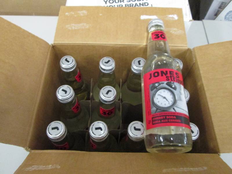 2 Cases of 12 Jones Stripped Cherry...