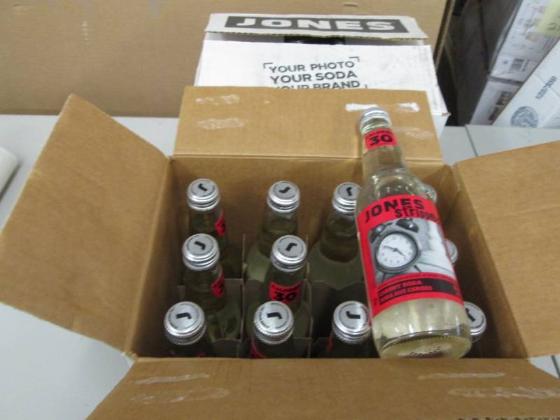 2 Cases of 12 Jones Stripped Cherry...