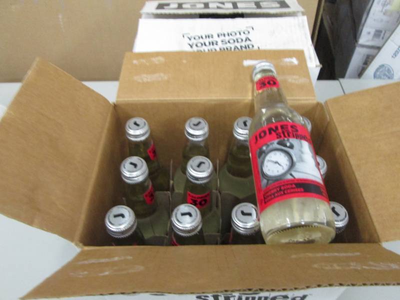 2 Cases of 12 Jones Stripped Cherry...