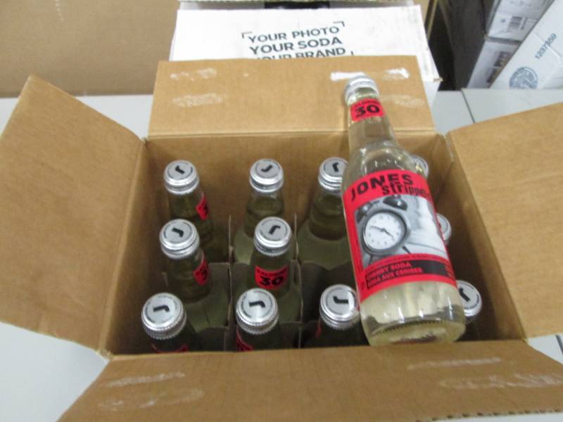 2 Cases of 12 Jones Stripped Cherry...