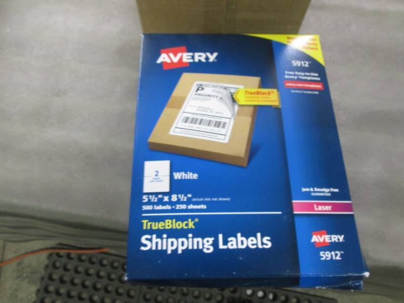 Lot of 2 Avery Shipping Address Lab...