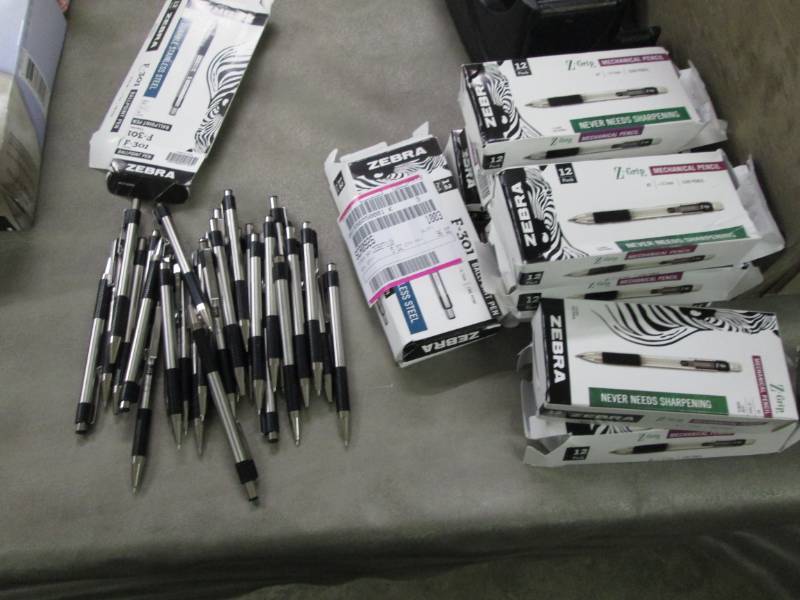 8 Boxes of Zebra Z-Grip Mecahnical ...