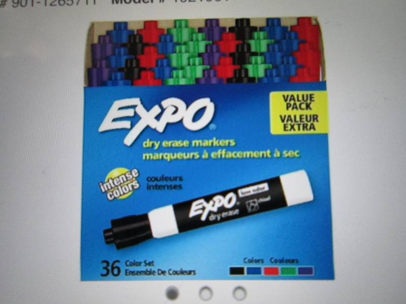 4 Packs of 36 Assorted Colors Dry E...